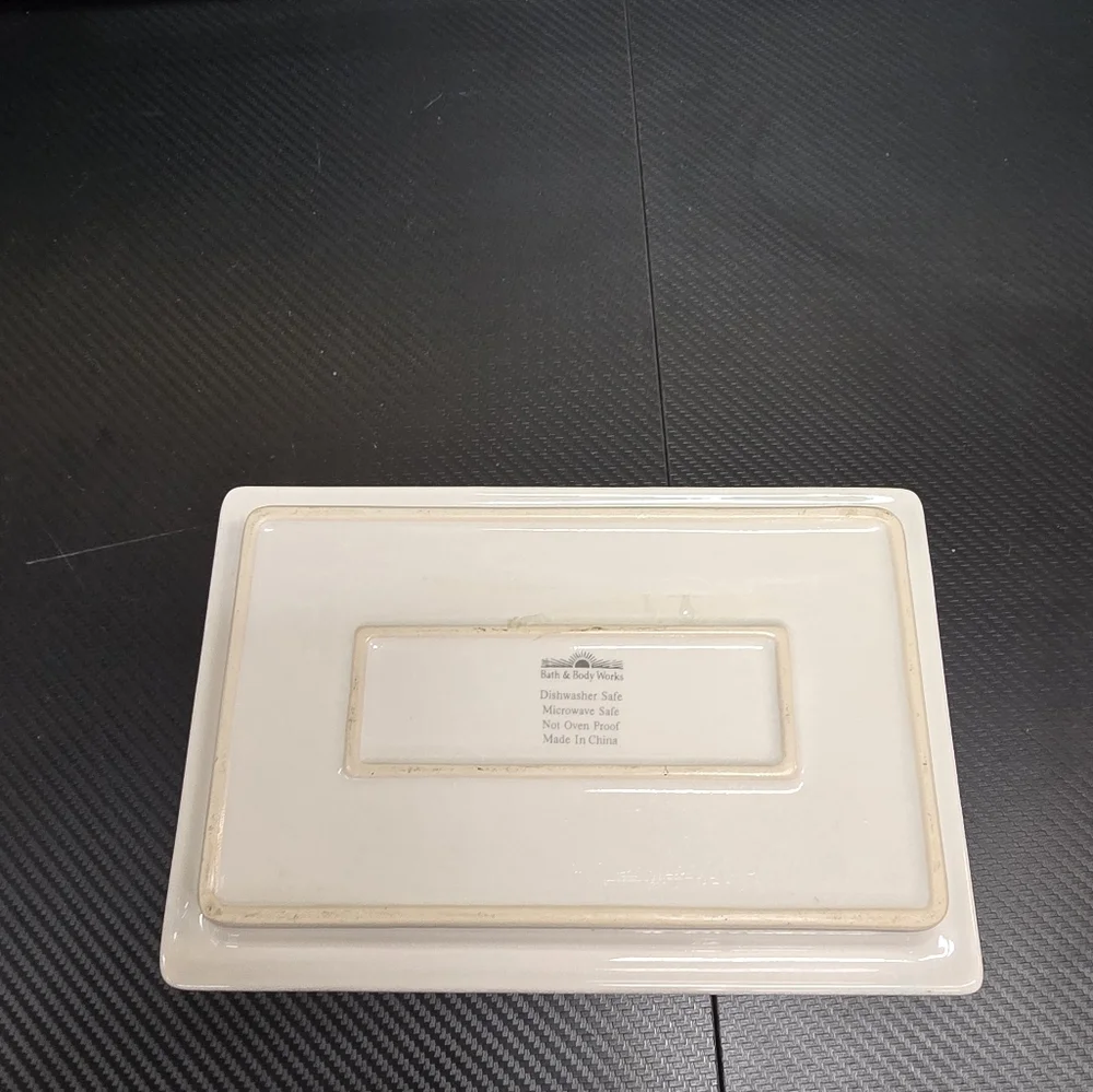Bath & Body Works Spa Bath Vanity Large Ceramic Tray Dish Bundle Of Joy
